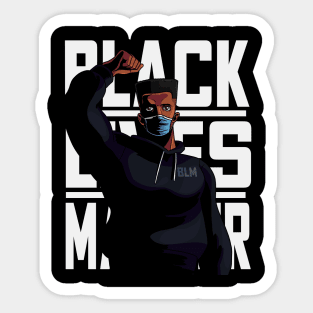 Black Lives Matter Activist Protester Sticker
